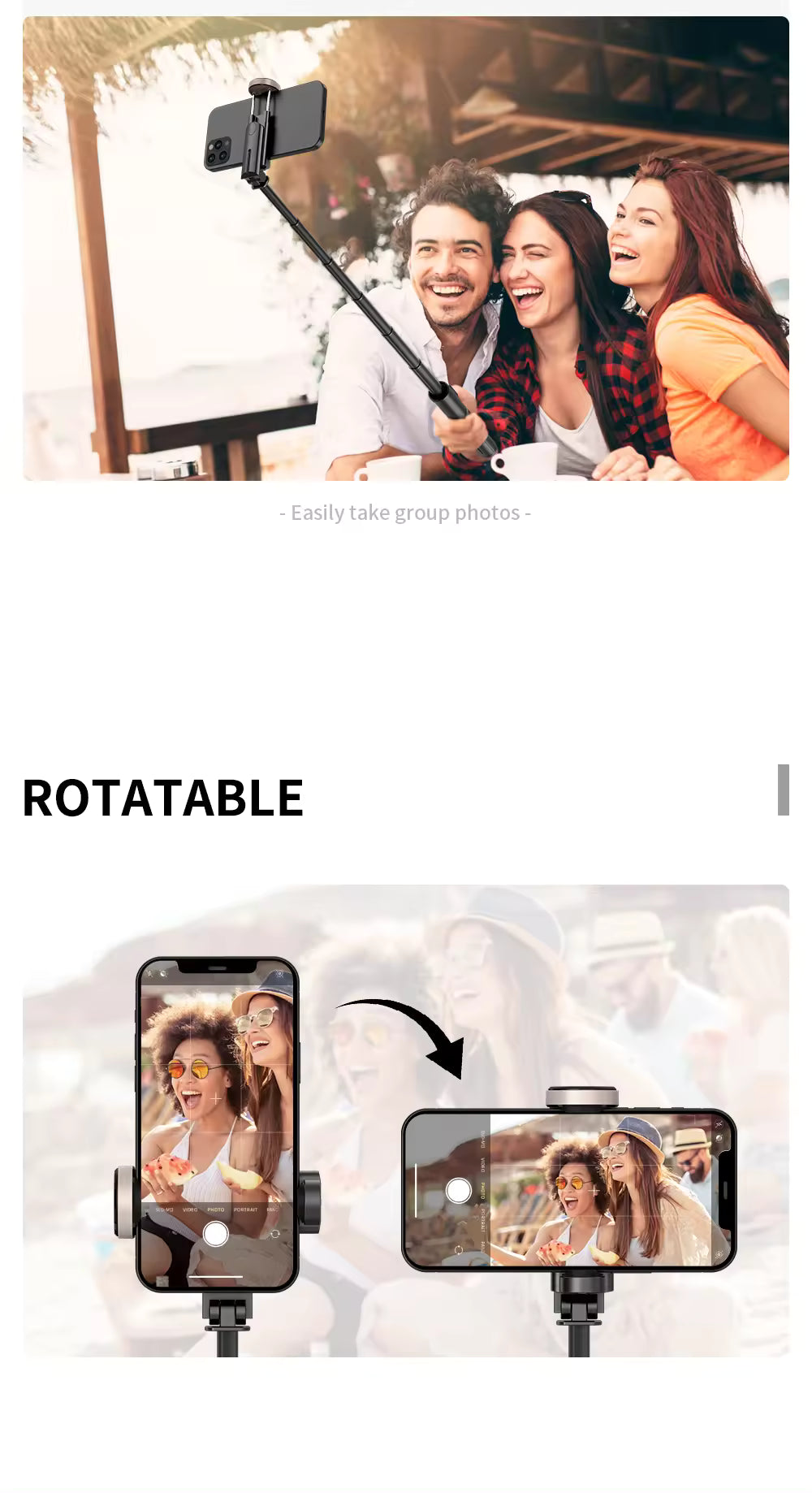 TikTok Aluminum Phone Tripod Stand with Remote Control 360 Rotation Flexible Portable Selfie Stick for Camera Outdoor Using